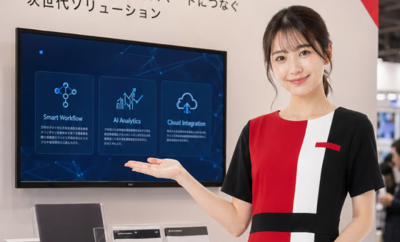 衣装レンタルサービスの案内風景