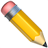 えんぴつの絵文字